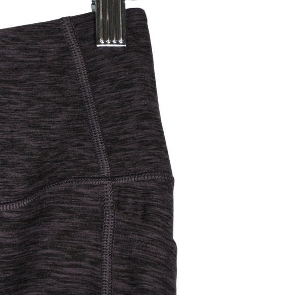 Victorias Secret Leggings Womens Size 8 Space Dye Purple Black Side Leg Pockets - Picture 4 of 7